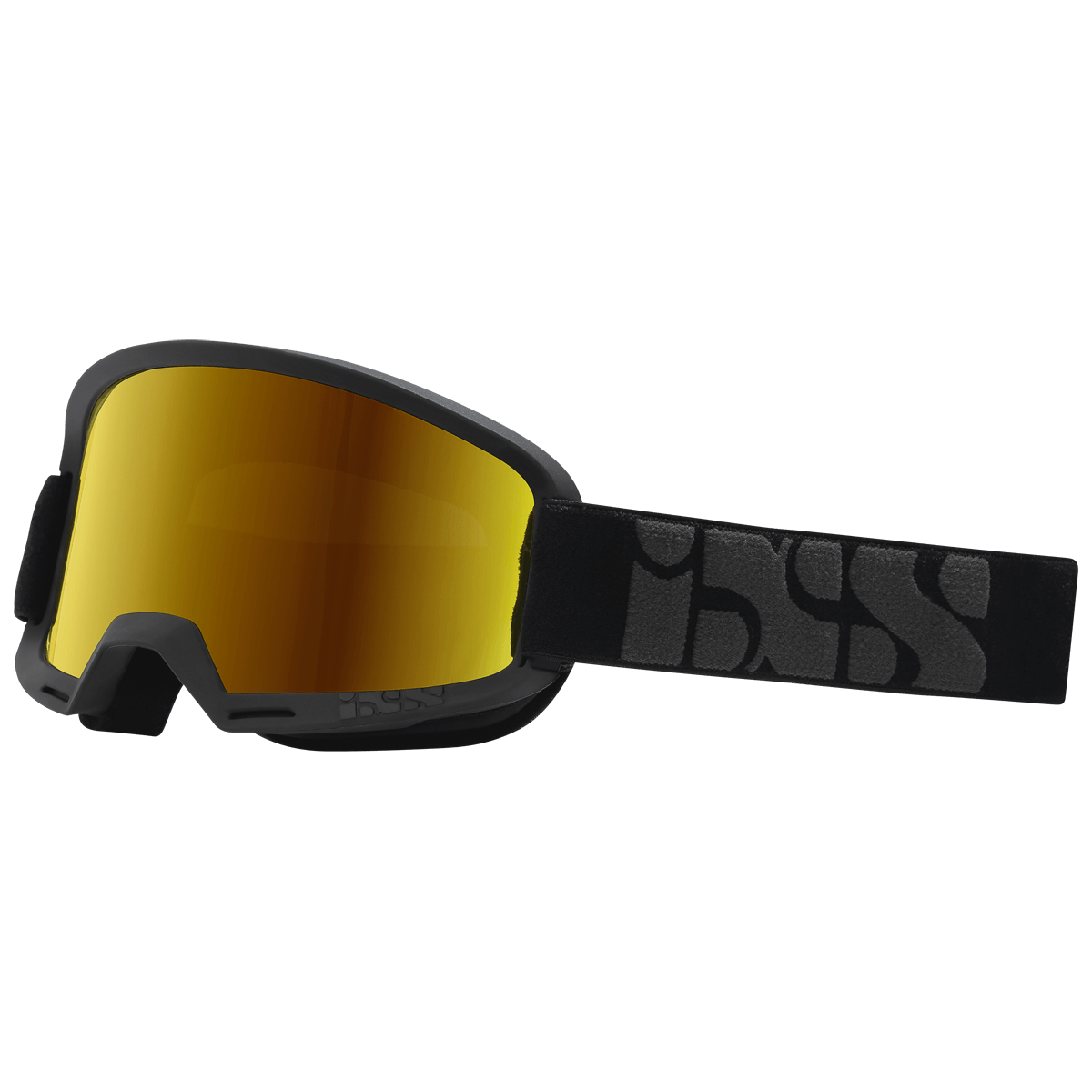 iXS Goggles Trigger Black - Espejo Low Profile - Riders Republic