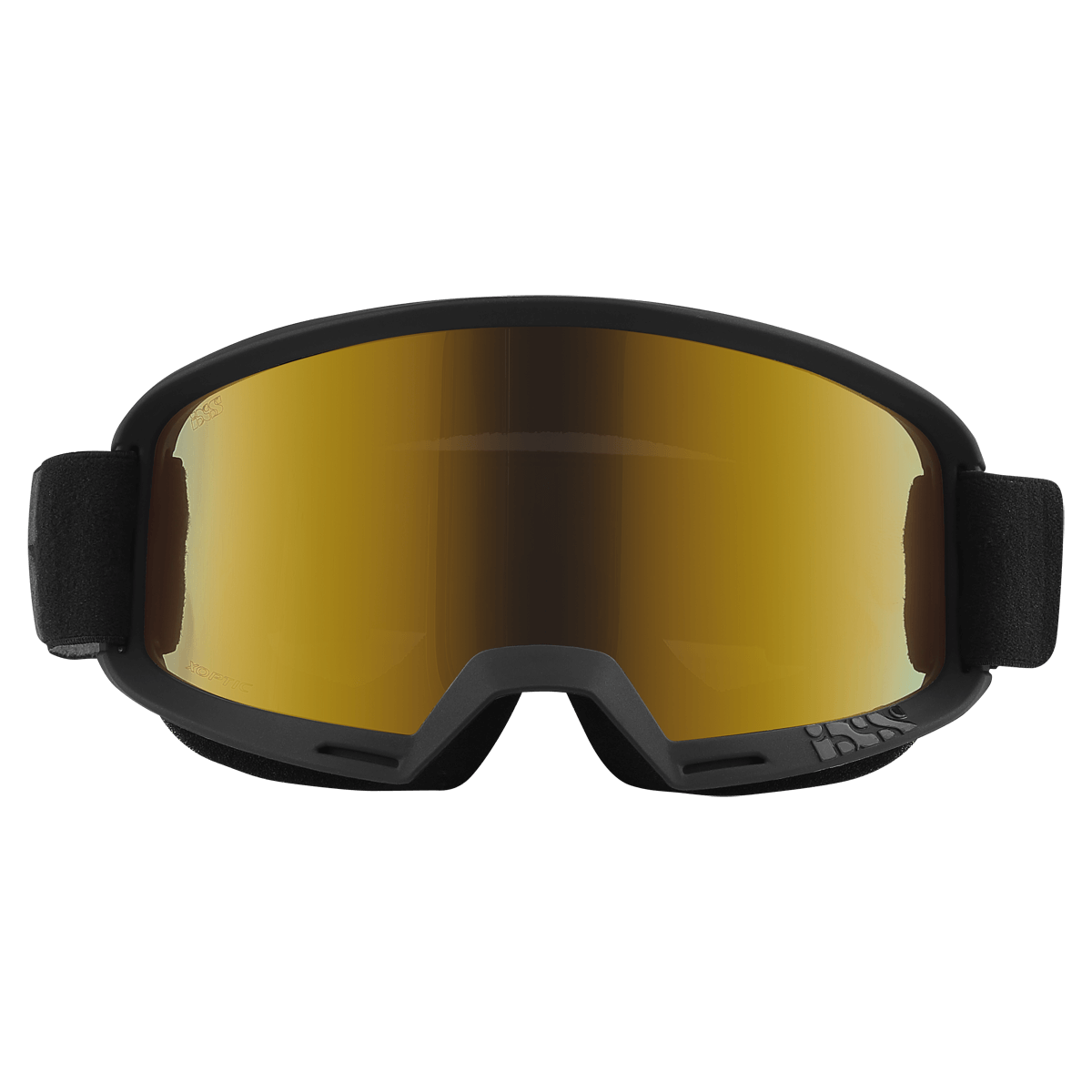 iXS Goggles Trigger Black - Espejo Low Profile - Riders Republic