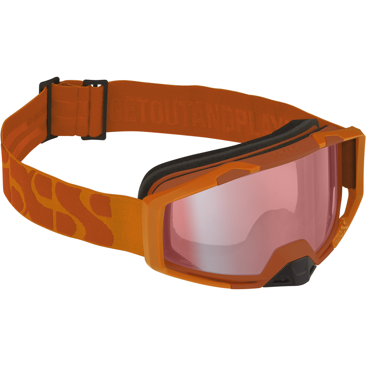 iXS Goggles Trigger Burnt Orange - Espejo Rosa - Riders Republic