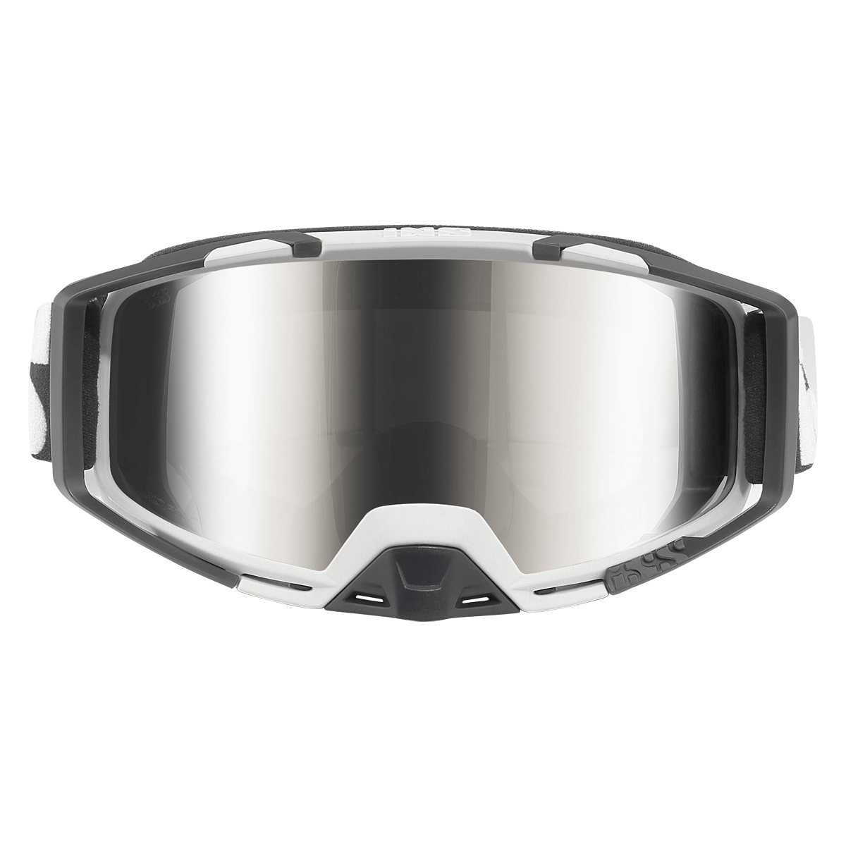 iXS Googles Trigger White - Espejo Plateado Low Profile - Riders Republic